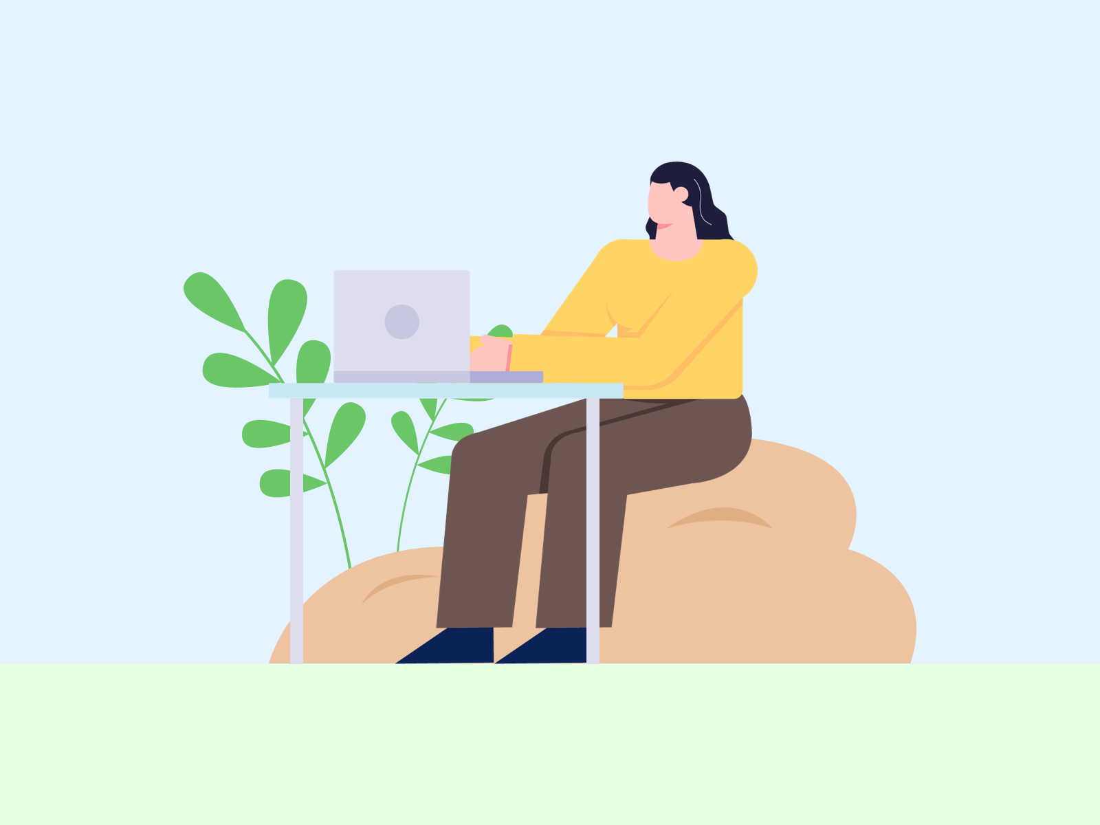 Work from Anywhere! by sandeep virk on Dribbble