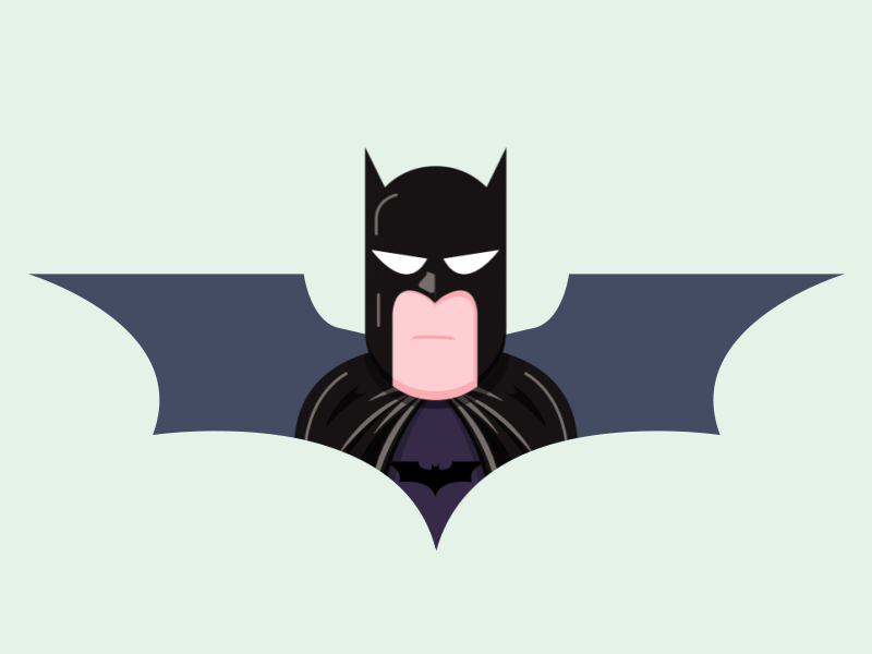 Batman 2d animation bat batman gif graphic illustration vector