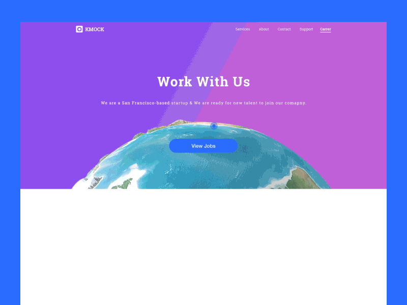 Career Page animation career gif job website