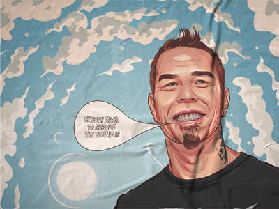 James hetfield Metallica design heavymetal illustration metallica vector vector illustration vectorart vectorportrait