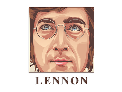 The beatles - John Lennon band beatles design illustration illustration art john lennon legend lennon music the beatles vector art vector illustration vectorportrait