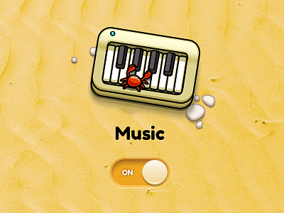 Settings: Music crab game ios ipad kid music piano sand settings switch