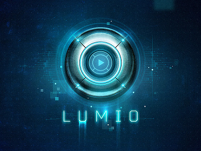 Lumio Splashscreen circle disk game glow ios ipad light luminescence lumio neon retina tron style