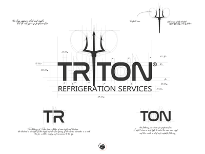 triton branding design icon illustration illustrator lettering logo minimal type typography