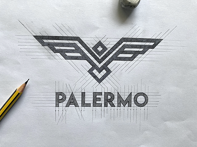 First proposal for Palermo futsal club art branding clean design houselgo icon identity illustration illustrator lettering logo logocreator logodesign logomaker minimal monogram type typography vector web