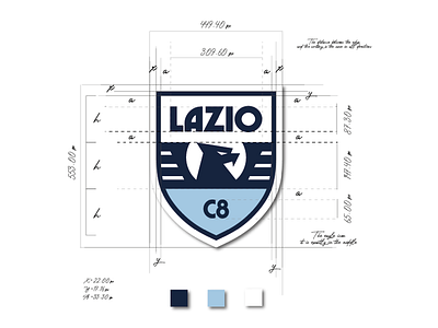 Lazio C8 branding clean design flat houselgo icon identity illustration illustrator lettering logo logocreator logodesign logomaker minimal monogram type typography vector web