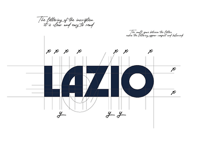 Lettering Lazio C8 branding clean design flat ghotic houselgo icon identity illustration illustrator lettering logo logocreator logodesign logomaker minimal monogram type typography vector