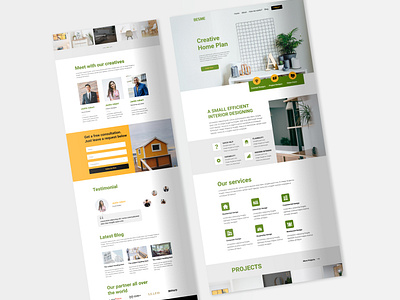 Website Landing Page Design