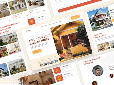 Property website best of dribbble design landing page saas design uidesign ux uxdesign website design