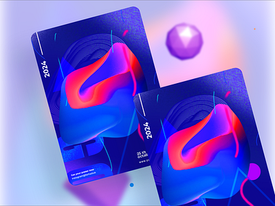 Gradient Poster Design || UIUX Design