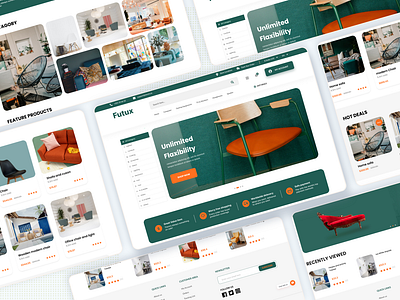 Furniture E commerce website design
