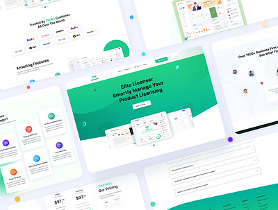 Product License Software Landing Page Design agency landing page best of dribbble business website cleanui creative design graphicdesign homepage illustration landing page license website minimalui trend2022 uidesign uidesigner uiux uxdesign uxdesigner website design webtemplate design