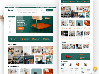 Furniture eCommerce website design best of dribbble ecommerce store ecommerce website figma website graphic design homepage illustration landing page motion graphics online store website ui design uidesign uiux ux uxdesign web page website design