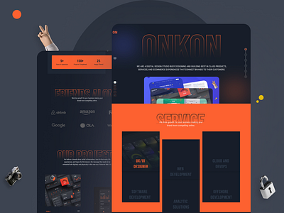 Agency Website UI agency landing page agency landing page ui agency website best of dribbble dark agency web dark figma website ui dark website homepage ui landing page uidesign uiux uxdesign web template web ui website ui