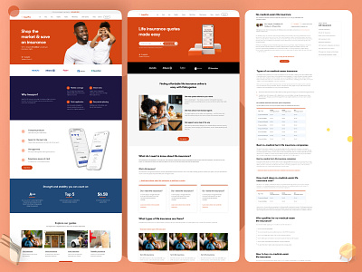 Insurance website Design