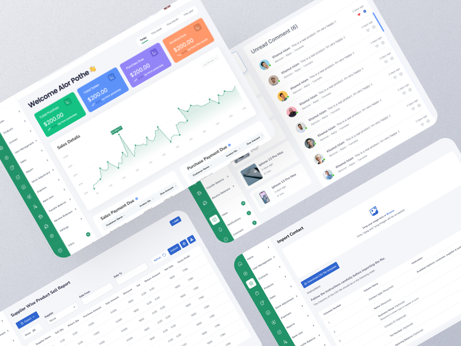 Pos Software Dashboard UI/UX Design by Forhad Sheikh on Dribbble