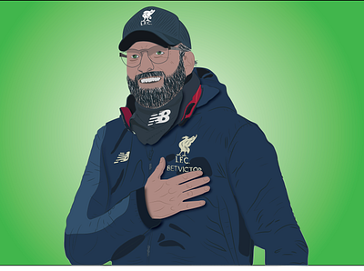 Jürgen Klopp art design graphic design icon illustration illustrator logo ui ux