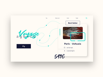 Travel Agency Webdesign Concept