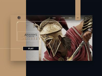 Assassin's Creed Odyssey Concept assassins creed assassins creed design assassins creed odyssey assassins creed webdesign concept design ui ui design uiux ux web web design webdesign webdesign concept webdesign ui ux design website