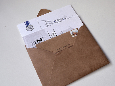 Wedding Kit branding envelope design kit kraft paper monogram rubber stamp stationary wedding invitation