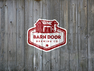 BDBC Barn Board Logo barn branding hand drawn hand lettering illustration logo design retro rustic textured vintage wood wood cut