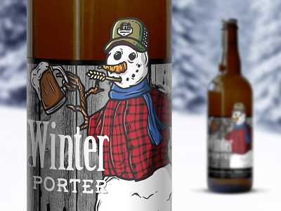 Winter Porter Beer Label