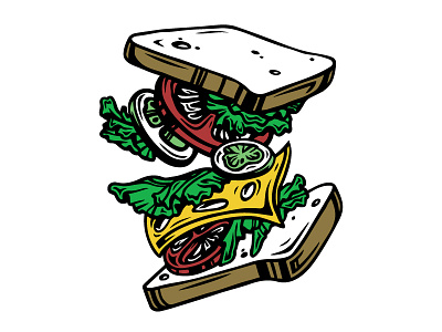 Sandwich Illustration