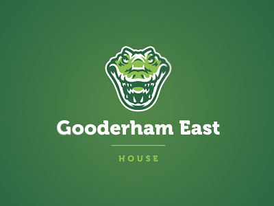Gooderham House Crocodile alligator character crocodile icon illustration logo logo design mascot design school house