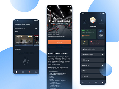 Sports Apps app app sport design ui ux ui