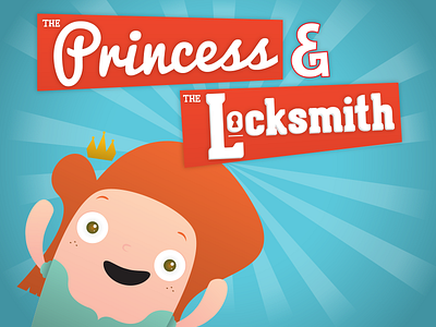 The Princess and the Locksmith character character design children fun happy illustration