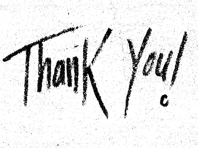 Thank You! hand drawn type illustration thank you type typography