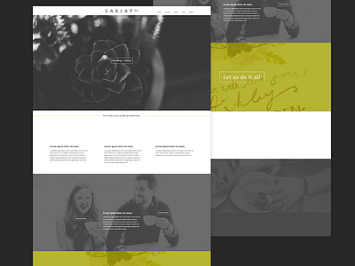 Wireframe company design home page lariat layout parallax web web design wireframe