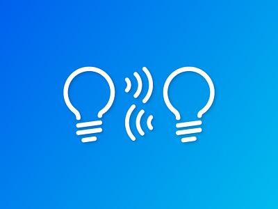 Smart Light Bulbs color icon illustrator light bulb lights line line work network wireless