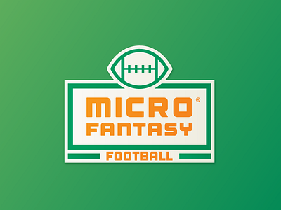 Micro Fantasy color fantasy fantasy league fantasy sports football illustrator line line work logo shadows sports trophy