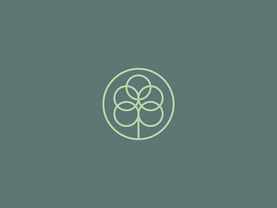 Tree Logo brand branding circles design graphic design green icon identity illustration logo mark nature tree vector