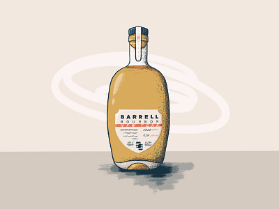 Barrell Bourbon alcohol bourbon branding design graphic design icon illustration procreate typography whiskey