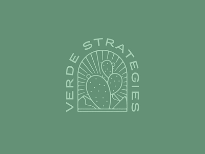 Verde Branding / Seal brand brand design brand identity branding cactus design graphic design icon identity illustration logo mark mountains prickly pear typography