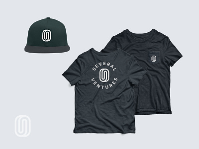 Several Ventures Swag apparel branding design hat icon illustration logo mockup shirt swag typography