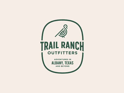 Trail Ranch Unused Concept branding design dove green hunt hunting icon identity illustration logo mark seal typography