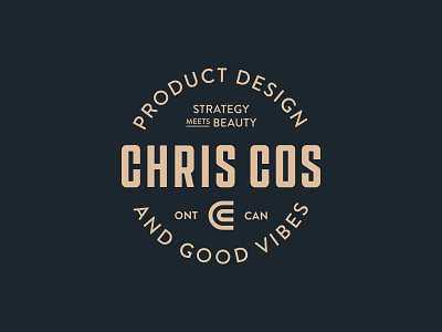 Chris Cos Unused Logo branding cc design icon identity illustration logo seal typography