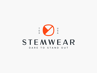 Unused Stemwear Lockup brand branding design icon identity illustration logo logo design mark texas typography