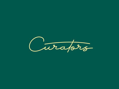 Unused Curators Mark branding design icon identity illustration logo typography
