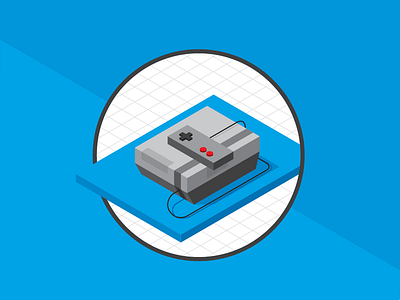 NES Isometric Illustration