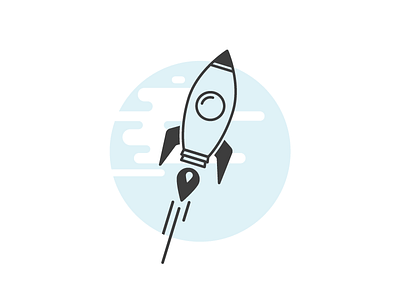 Rocket Illustration design flat graphic design icon illustration rocket vector