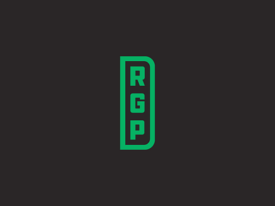 RGPD Logo brand branding industrial logo mark monogram texas train