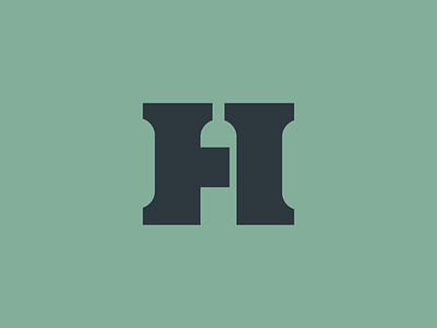 "H" Wine Logo alcohol bottle branding h identity logo negative space slab wine winery