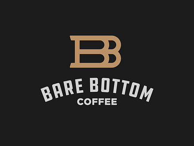 Bare Bottom Coffee Logo: Pt 2 b bb branding coffee design icon logo mark monogram roaster typography