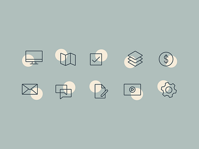 Icons – Course Cats Part 3 branding circle design flat graphic design icon icons illustration lines simple vector