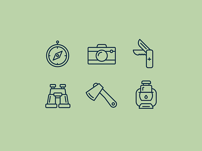 Camping Icons