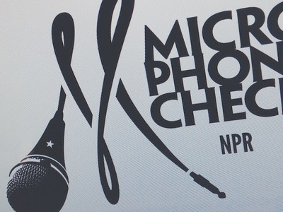 "Microphone Check" (NPR Hip-Hop) branding identity internet logo logos monogram music npr radio system